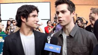 Tyler Posey & Dylan O'Brien Talk 'Teen Wolf' At 2011 MTV Movie Awards - mtv vmas 2013 selena gomez dailymotion